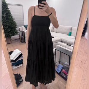American Eagle Outfitters Black Maxi Dress